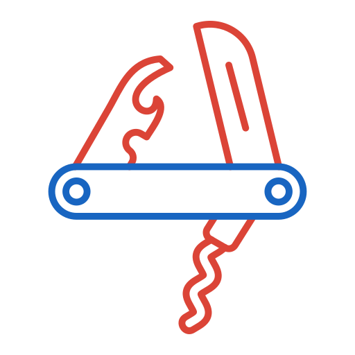 Swiss knife Generic color outline icon