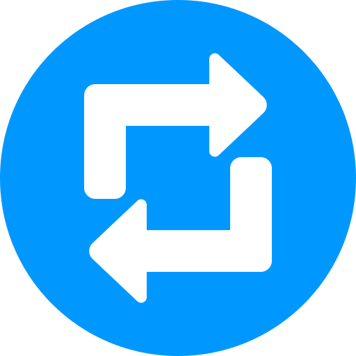 Loop arrow Generic color fill icon