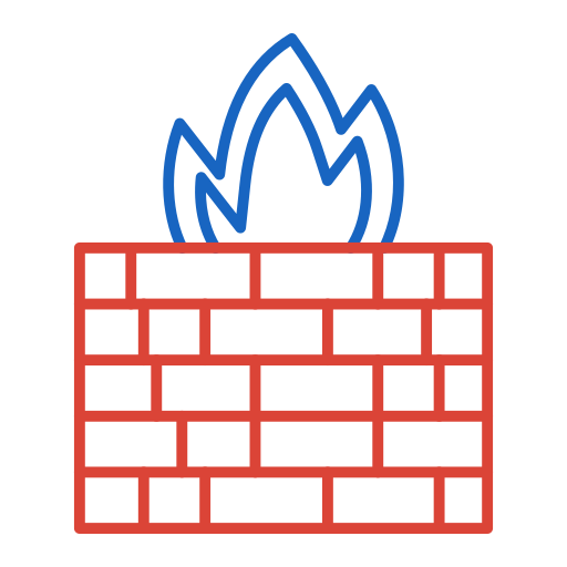 firewall Generic color outline Ícone