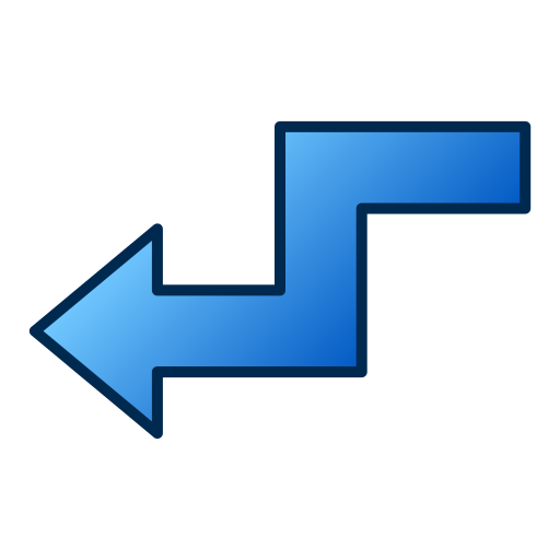 Left arrow Generic gradient lineal-color icon