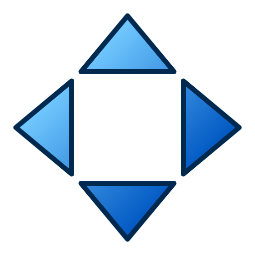 Four arrows Generic gradient lineal-color icon