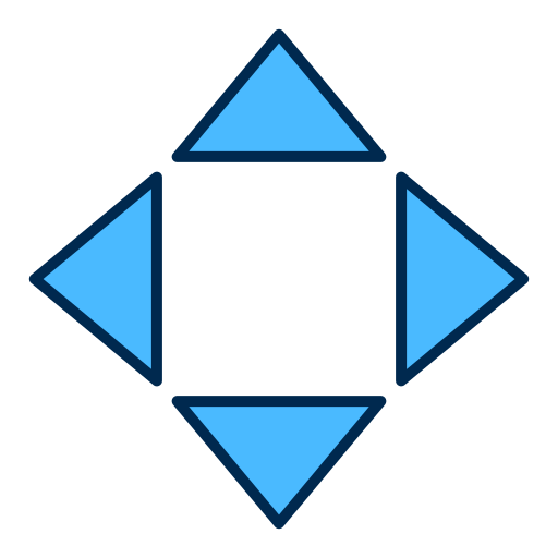 quattro frecce Generic color lineal-color icona