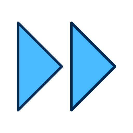 rechtse pijlen Generic color lineal-color icoon