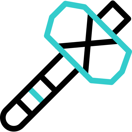 Sledgehammer Basic Accent Outline icon
