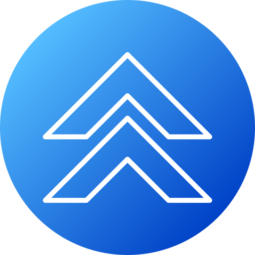 chevron-doble-up Generic gradient fill icono