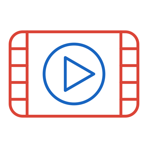 Video player Generic color outline icon