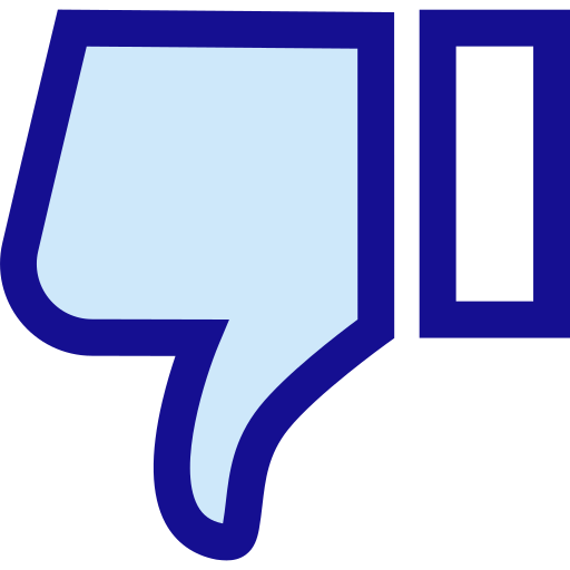 Dislike Generic color lineal-color icon