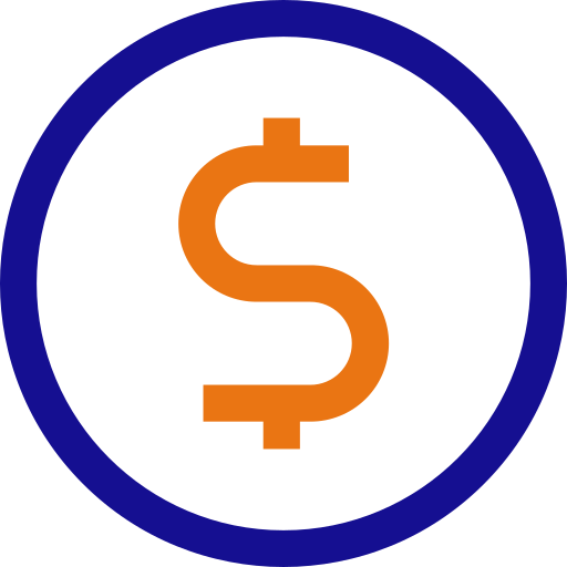 dolar Generic color outline ikona
