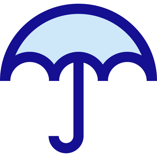 Umbrella Generic color lineal-color icon