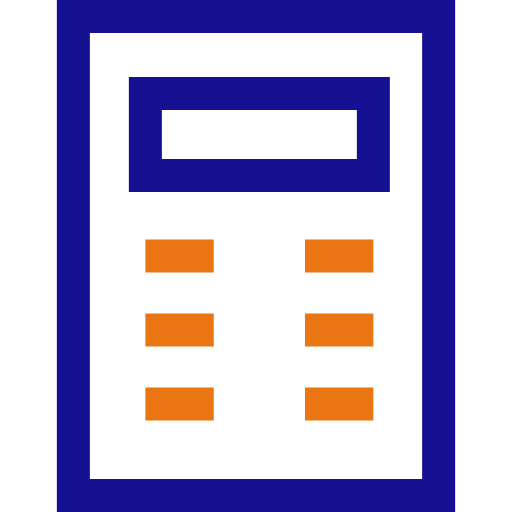 calculadora Generic color outline Ícone