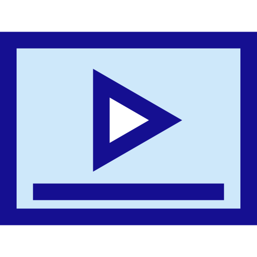 lecteur vidéo Generic color lineal-color Icône