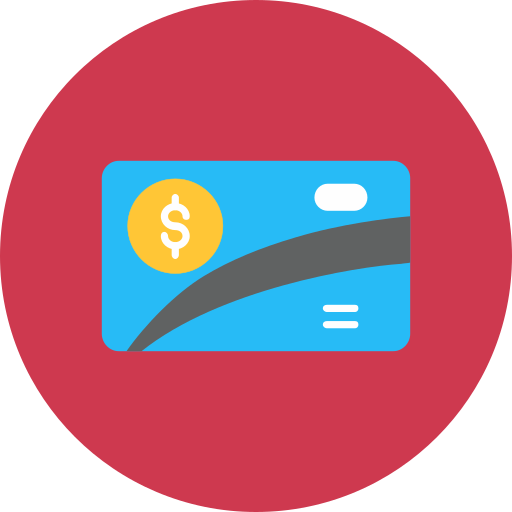 Prepaid card Generic color fill icon