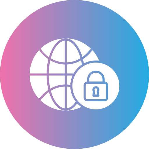 Global security Generic gradient fill icon