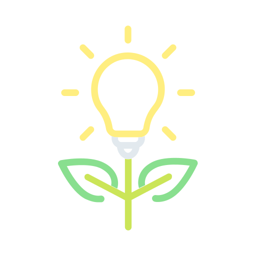 Eco bulb Generic color outline icon