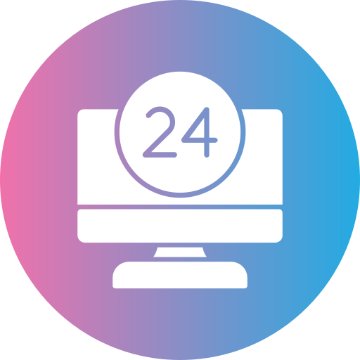 24-stunden-service Generic gradient fill icon