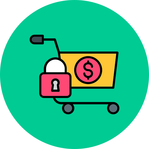 Secure shopping Generic color lineal-color icon