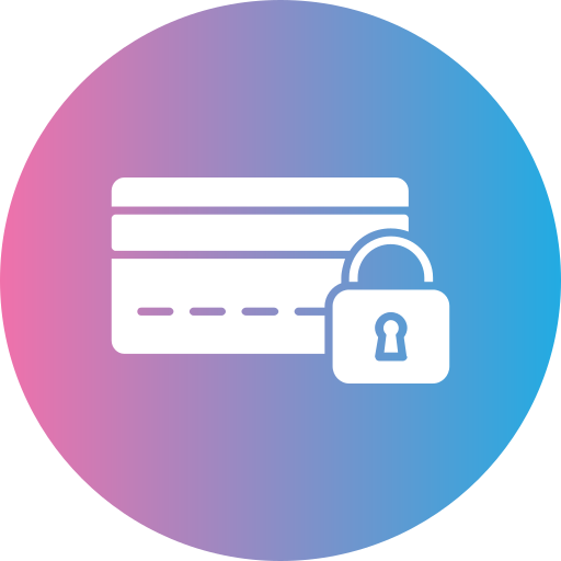 Secure card Generic gradient fill icon