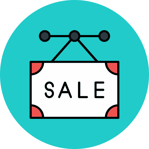 Sale sign Generic color lineal-color icon