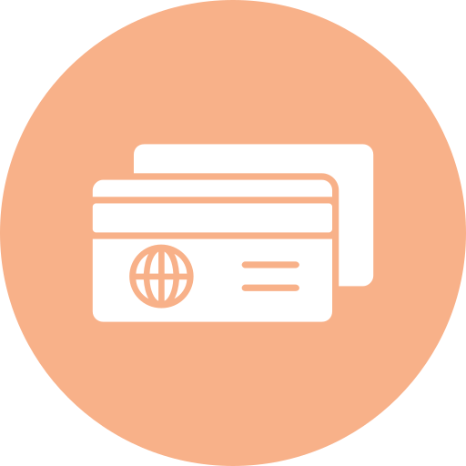 Credit card payment Generic color fill icon