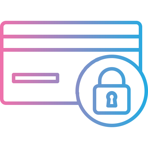 Secure payment Generic gradient outline icon