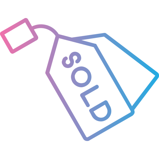 Sold Generic gradient outline icon