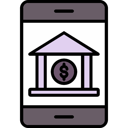 aplicación bancaria Generic color lineal-color icono