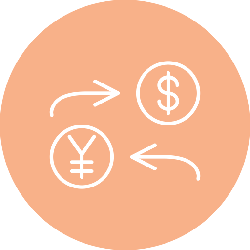 Currency exchange Generic color fill icon
