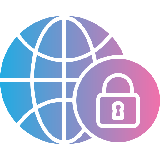 Global security Generic gradient fill icon