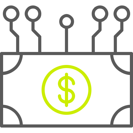 Digital money Generic color outline icon