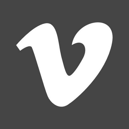 Vimeo Logo Vaadin Lineal icon