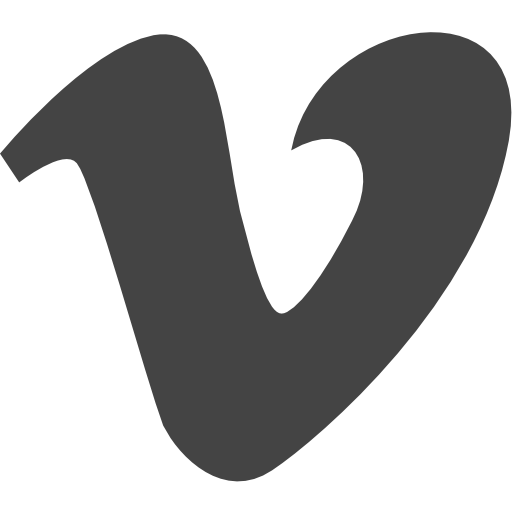 Vimeo Logo Vaadin Lineal icon