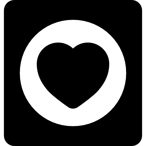 botón de corazón  icono
