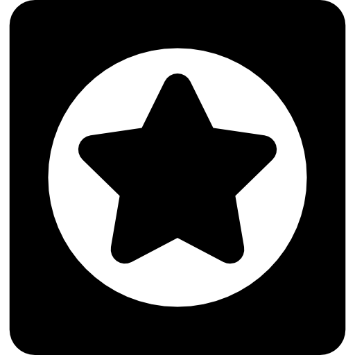 pulsante stella  icona