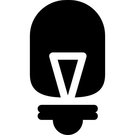 Light Bulb with Filament  icon