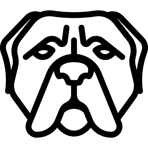 bullmastiff Special Lineal ikona