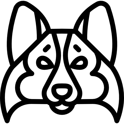 perro pastor de shetland Special Lineal icono