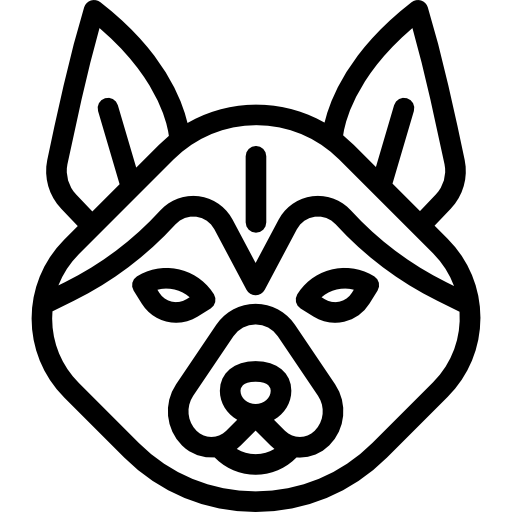 sibirischer husky Special Lineal icon