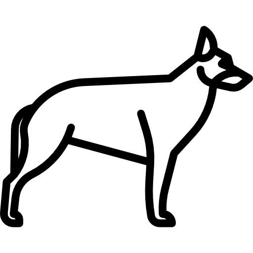 deutscher schäferhund Special Lineal icon