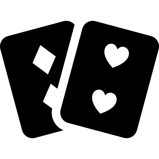 par de cartas  icono