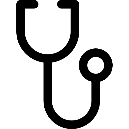 stetoscopio Basic Rounded Lineal icona