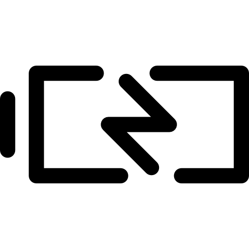 Charging Battery Basic Rounded Lineal icon