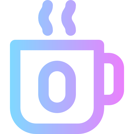 koffiekop Super Basic Rounded Gradient icoon