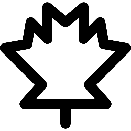 ahornblatt Super Basic Rounded Lineal icon