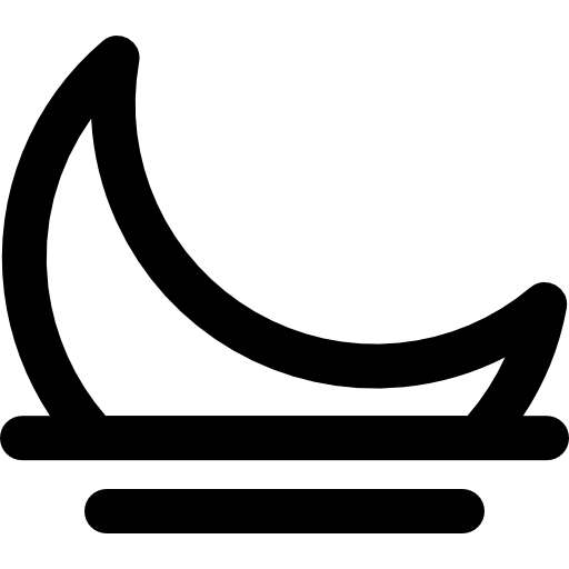 luna Super Basic Rounded Lineal icono