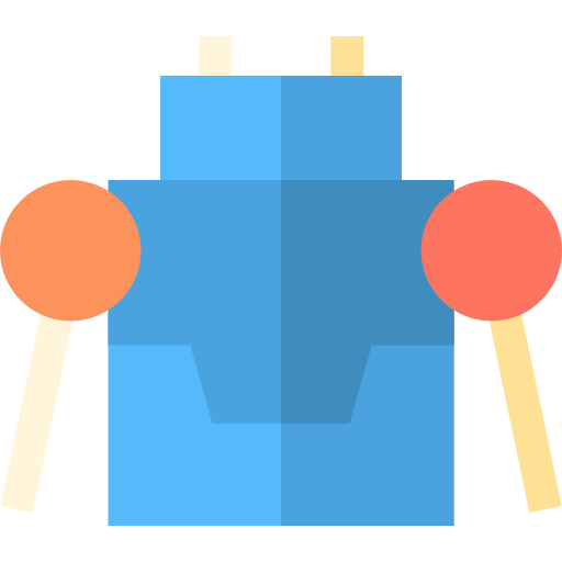로봇 Basic Straight Flat icon