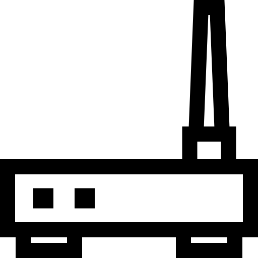 ルーター Basic Straight Lineal icon