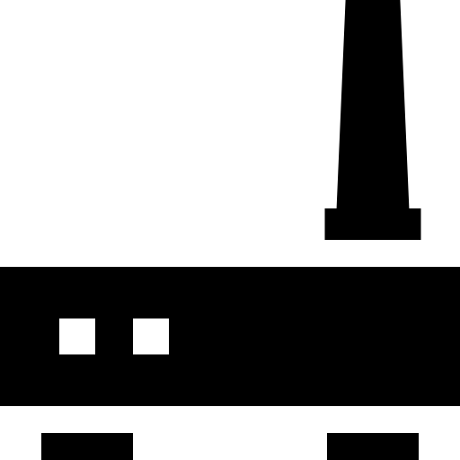ルーター Basic Straight Filled icon