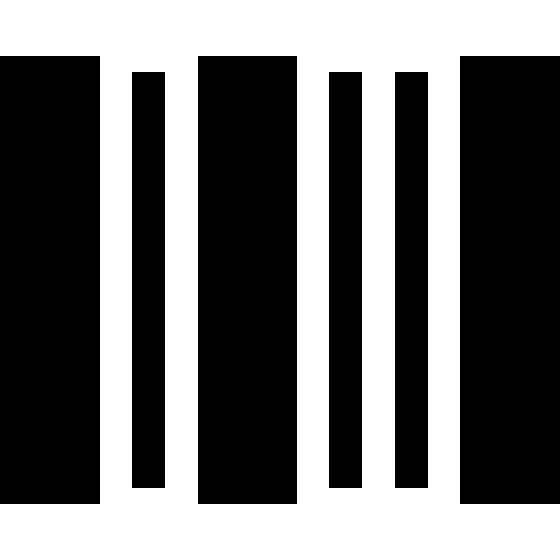Штрих-код Basic Straight Filled иконка