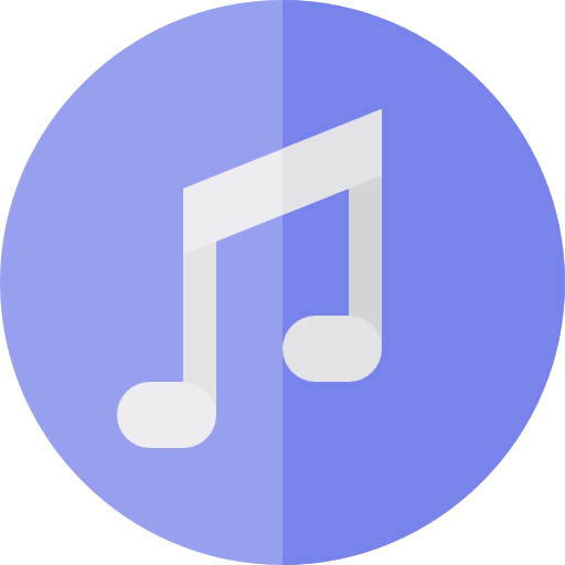 musik Basic Straight Flat icon