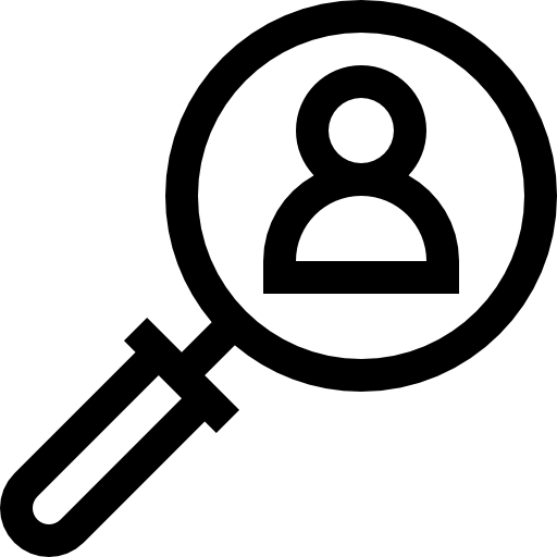 lente d'ingrandimento Basic Straight Lineal icona